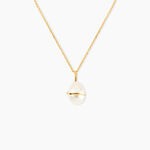 Pendentif Tourbillon Or Jaune Perle De Culture - Parures de mariage Femme | Marc Orian