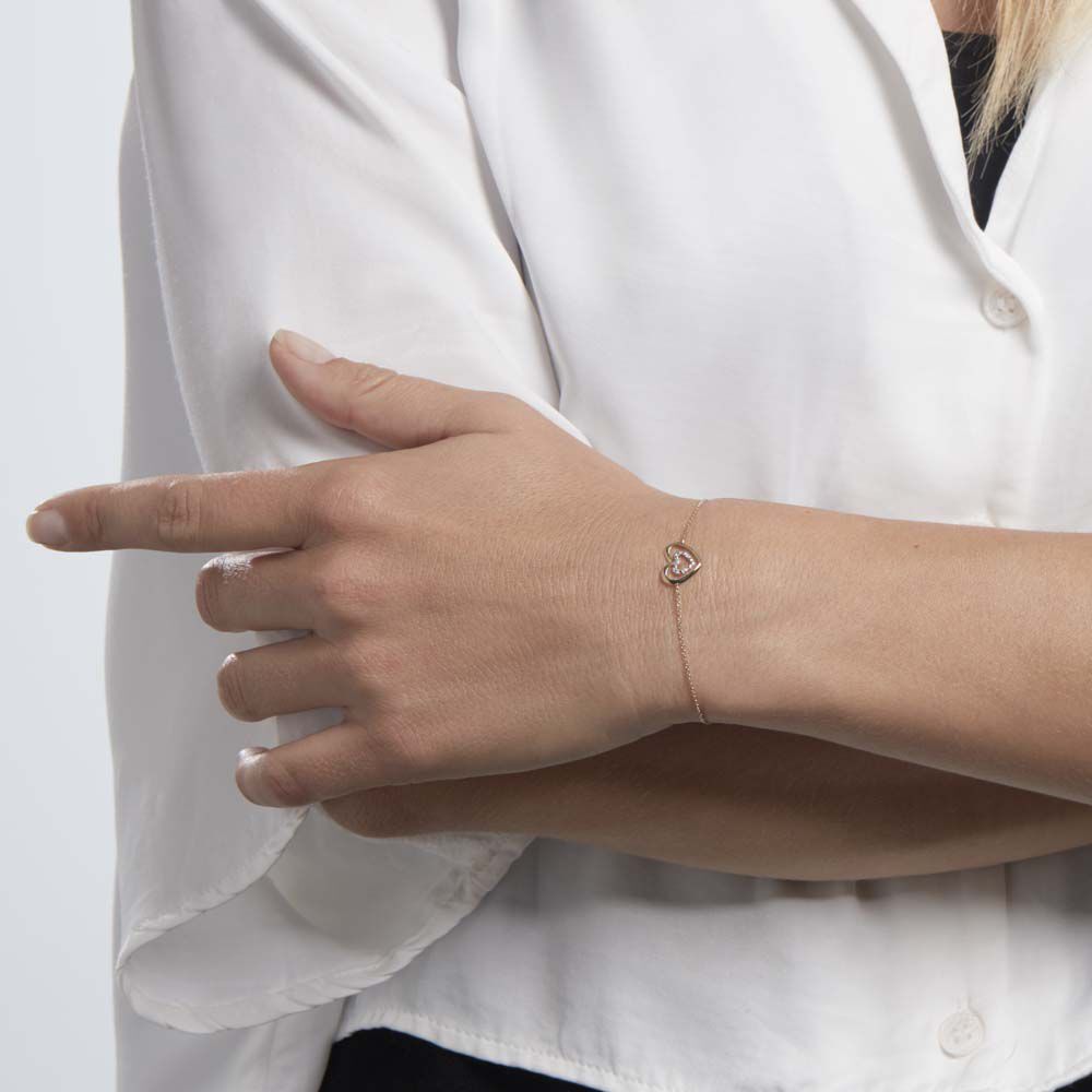 Bracelet Or Jaune Juliame Diamants - Bracelets chaînes Femme | Marc Orian