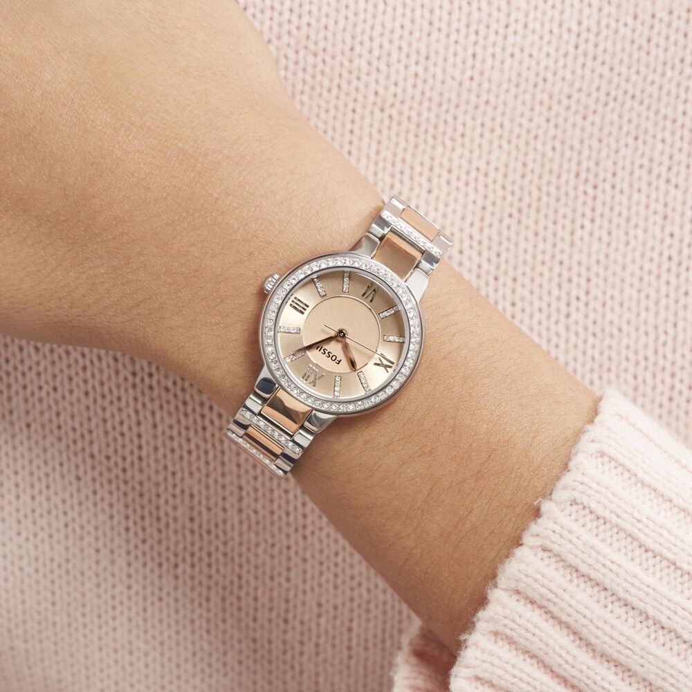 Montre Fossil Virginia Rose - Montres classiques Femme | Marc Orian