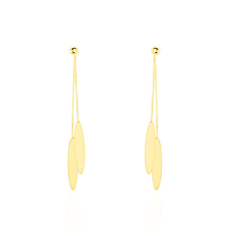 Boucles D'oreilles Pendantes Leeann Or Jaune - Pendantes Femme | Marc Orian