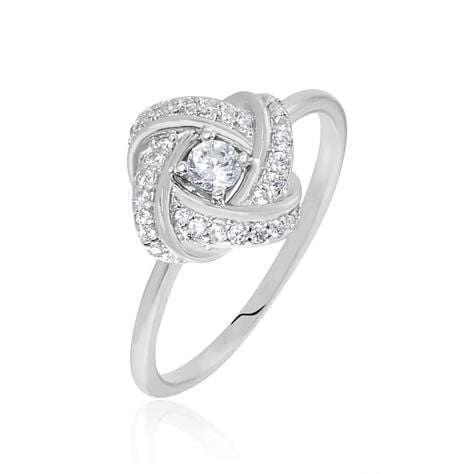 Bague Anasthase Argent Blanc Oxyde De Zirconium - Bijoux fantaisie Femme | Marc Orian