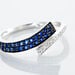 Bague Amelie Or Blanc Saphir Et Diamant - Bagues vintage Femme | Marc Orian