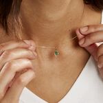 Collier Emotion Or Jaune Emeraude Diamant - Colliers avec pierres Femme | Marc Orian