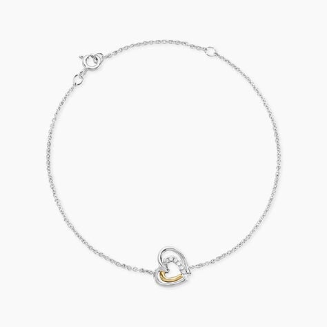 Bracelet Or Jaune Oxyde De Zirconium - Bracelets chaînes Femme | Marc Orian