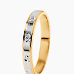 Alliance Madin Ruban Plat Or Bicolore - Alliances duo Unisex | Marc Orian