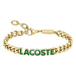 Bracelet Lacoste Script Acier Jaune - Bracelets cha&icirc;nes Homme | Marc Orian