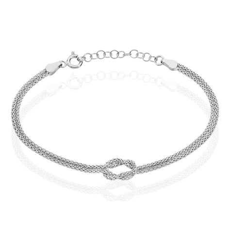 Bracelet Deauville Argent Blanc - Bracelets chaînes Femme | Marc Orian