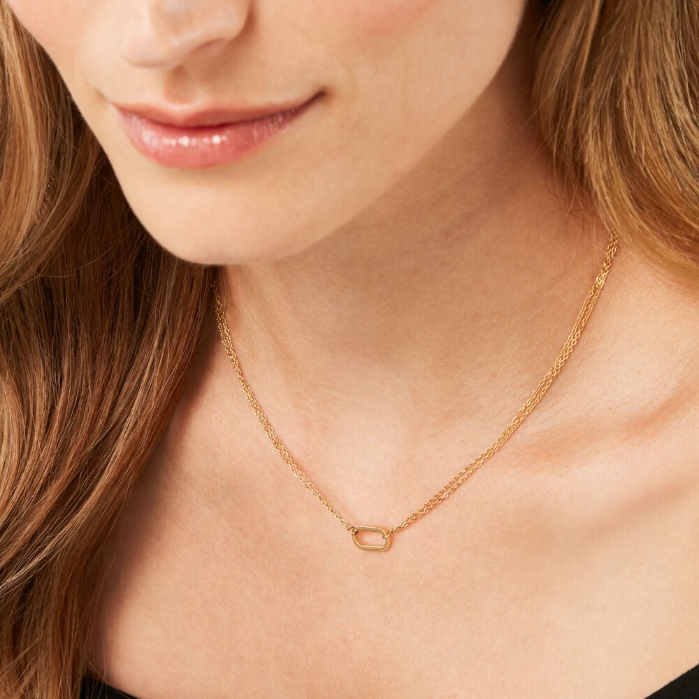 Collier Ria Acier Jaune - Colliers fantaisie Femme | Marc Orian