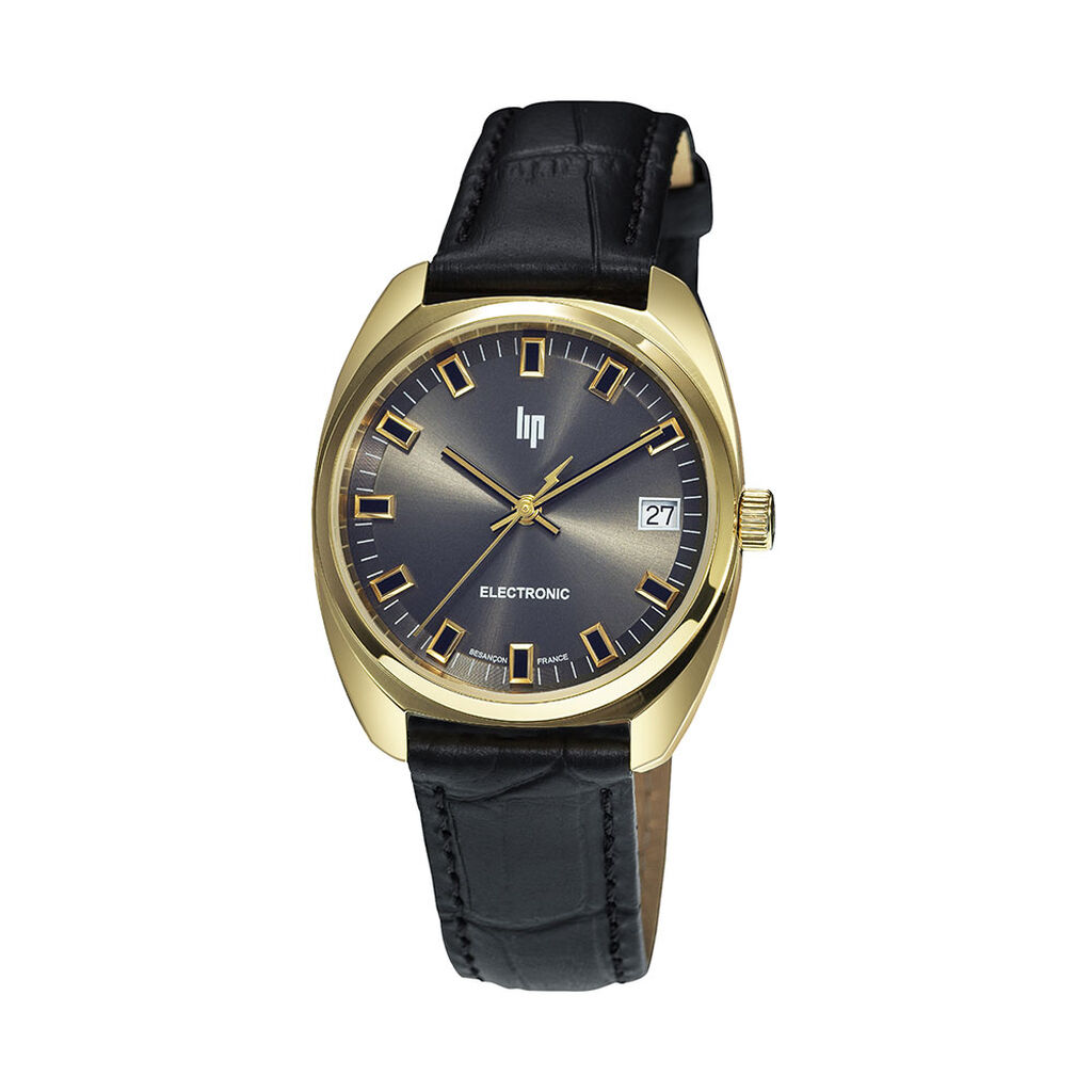 Montre Lip General De Gaulle Noir - Montres &eacute;tanches Unisex | Marc Orian