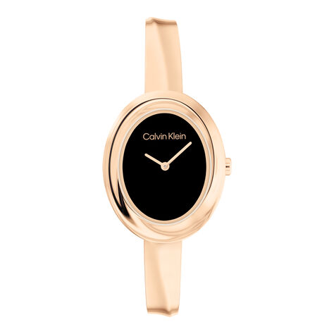 Montre Calvin Klein Twisted Bezel Noir - Montres &eacute;tanches Femme | Marc Orian