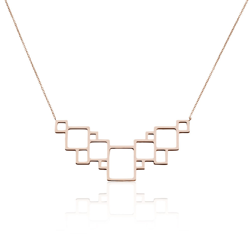 Collier Crispine Acier Rose - Sautoirs Femme | Marc Orian