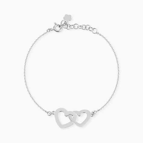 Bracelet Aalia Argent Blanc - Bracelets Anneaux Entrelaces Femme | Marc Orian