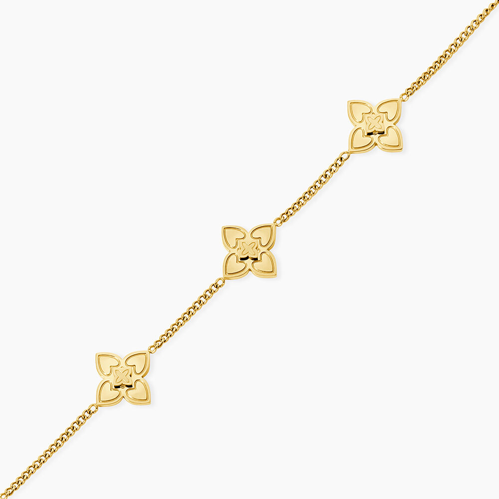 Bracelet Mirena Acier Jaune - Bracelets cha&icirc;nes Femme | Marc Orian