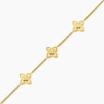 Bracelet Mirena Acier Jaune - Bracelets cha&icirc;nes Femme | Marc Orian
