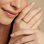 Bague Reflets Romantiques Argent Rose Oxyde De Zirconium - Bijoux fantaisie Femme | Marc Orian