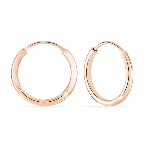 Créoles Argent Rose Olympia - Boucles d'oreilles Créoles Femme | Marc Orian
