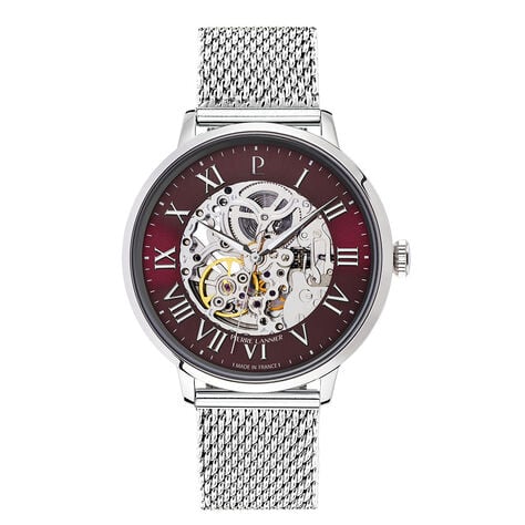 Montre Pierre Lannier Automatique 42 Bordeaux - Montres automatiques Homme | Marc Orian