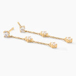 Boucles D'oreilles Pendantes Ethere Or Jaune Oxyde De Zirconium - Pendantes Femme | Marc Orian