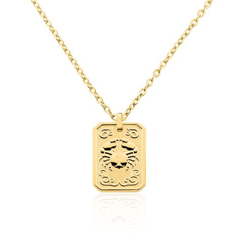 Collier Phebus Him Acier Jaune - Colliers fantaisie Homme | Marc Orian