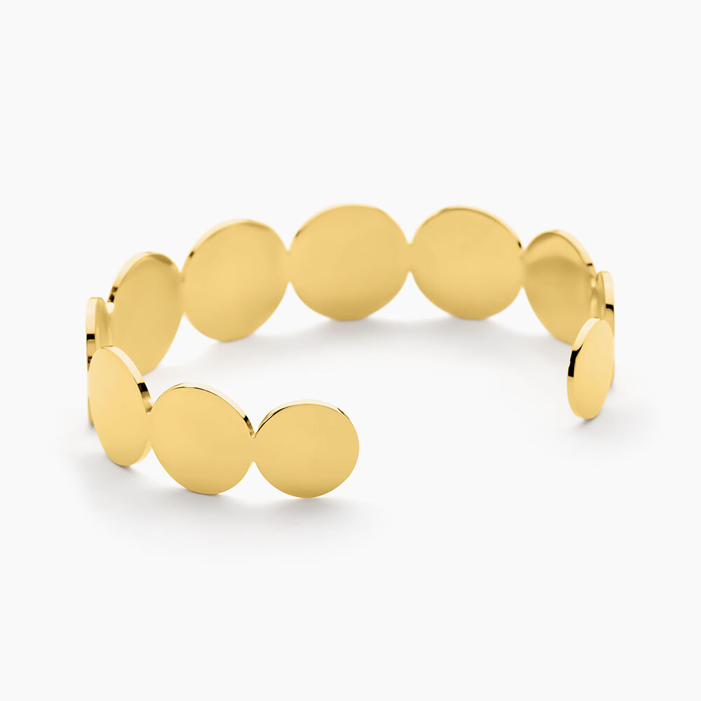 Bracelet Jonc Acier Dor&eacute; Naomi - Bracelets joncs Femme | Marc Orian