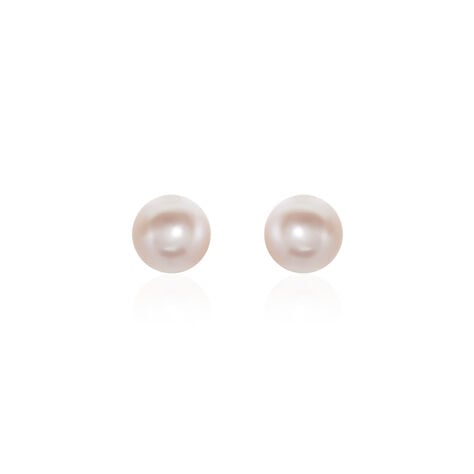 Boucles D'oreilles Puces Ursulina Or Jaune Perle De Culture - Boucles d'oreilles mariage Femme | Marc Orian