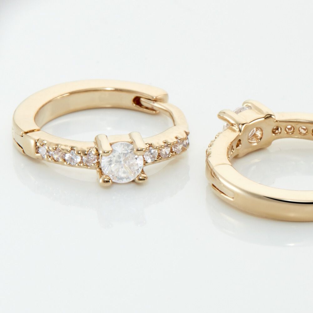Créoles Plaqué Or Liesa Oxyde - Créoles Femme | Marc Orian