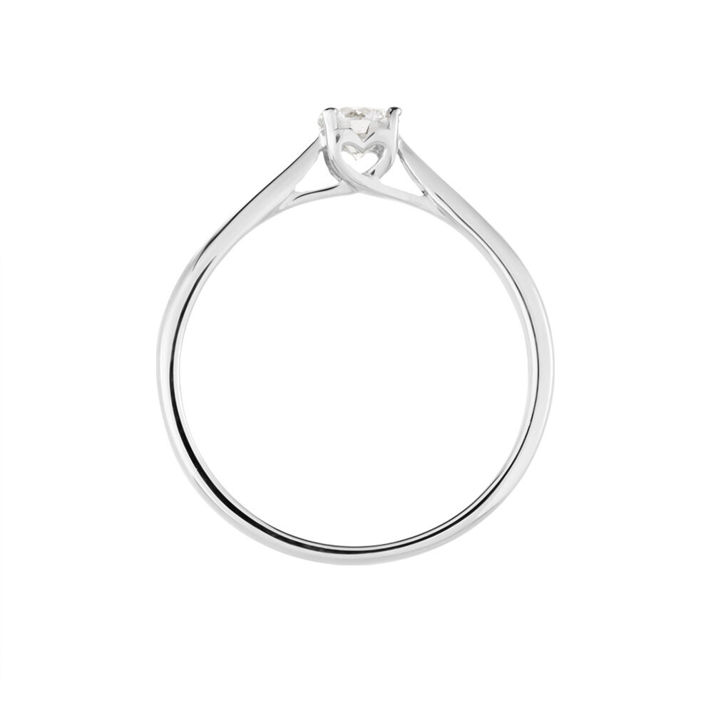 Bague Solitaire Vicoeuria Or Blanc Diamant - Solitaires Femme | Marc Orian