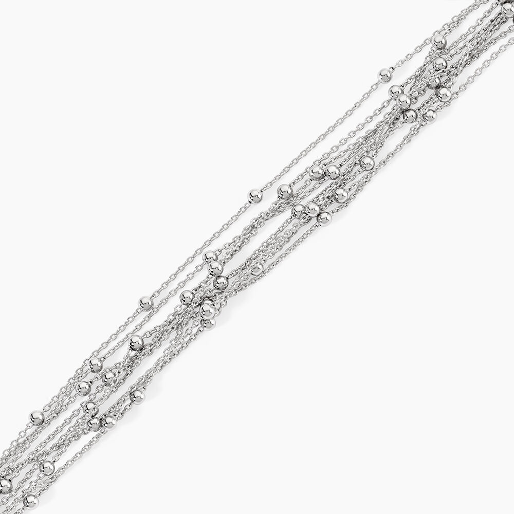 Bracelet Philou Argent Blanc - Bracelets fantaisie Femme | Marc Orian