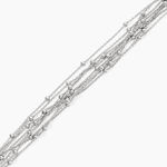 Bracelet Philou Argent Blanc - Bracelets fantaisie Femme | Marc Orian