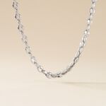 Collier Jourdan Homme Mikeno Acier Blanc - Colliers Homme | Marc Orian