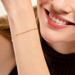 Bracelet Annette Acier Jaune - Bracelets mailles Femme | Marc Orian