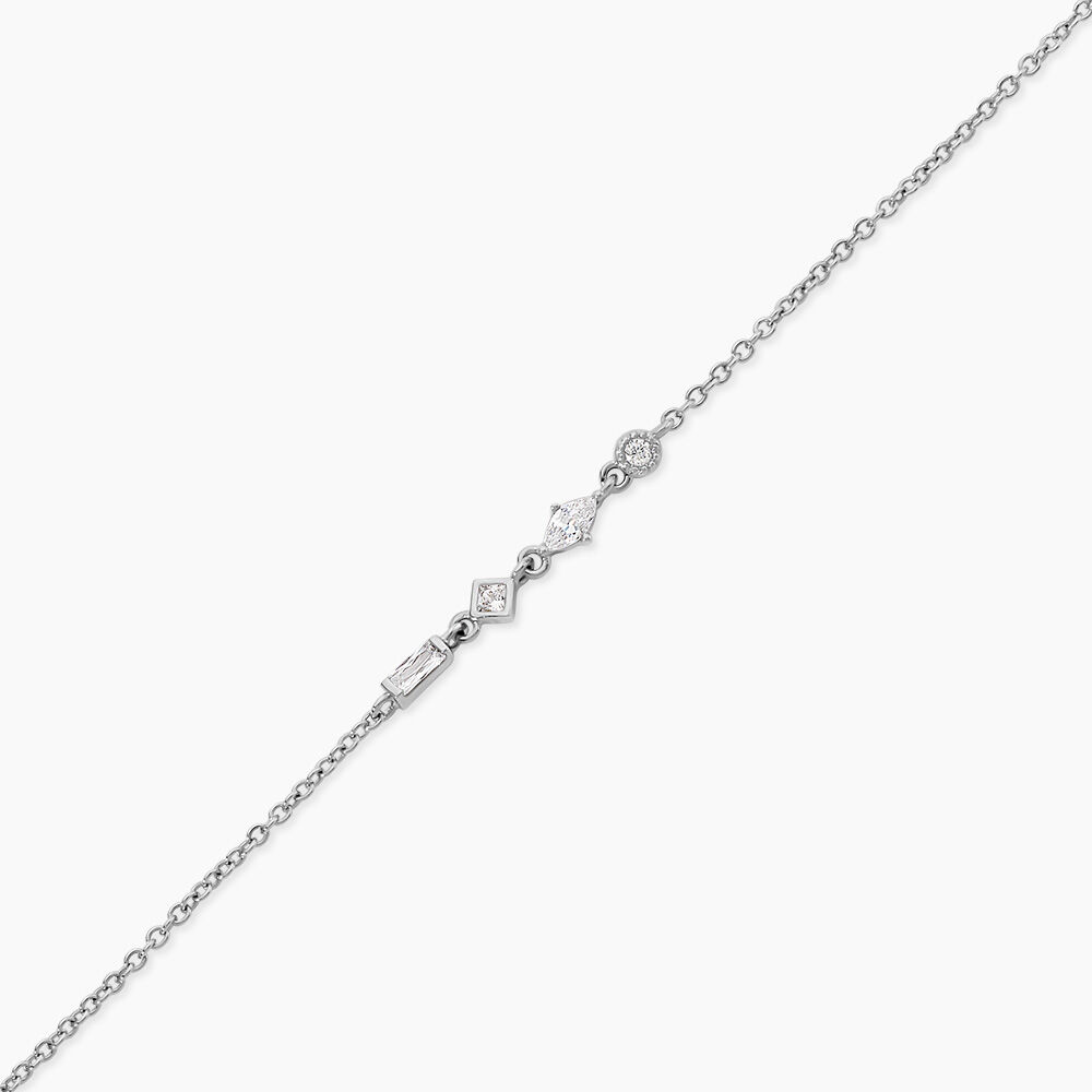 Bracelet Epsilon Argent Blanc Oxyde De Zirconium - Bracelets fantaisie Femme | Marc Orian