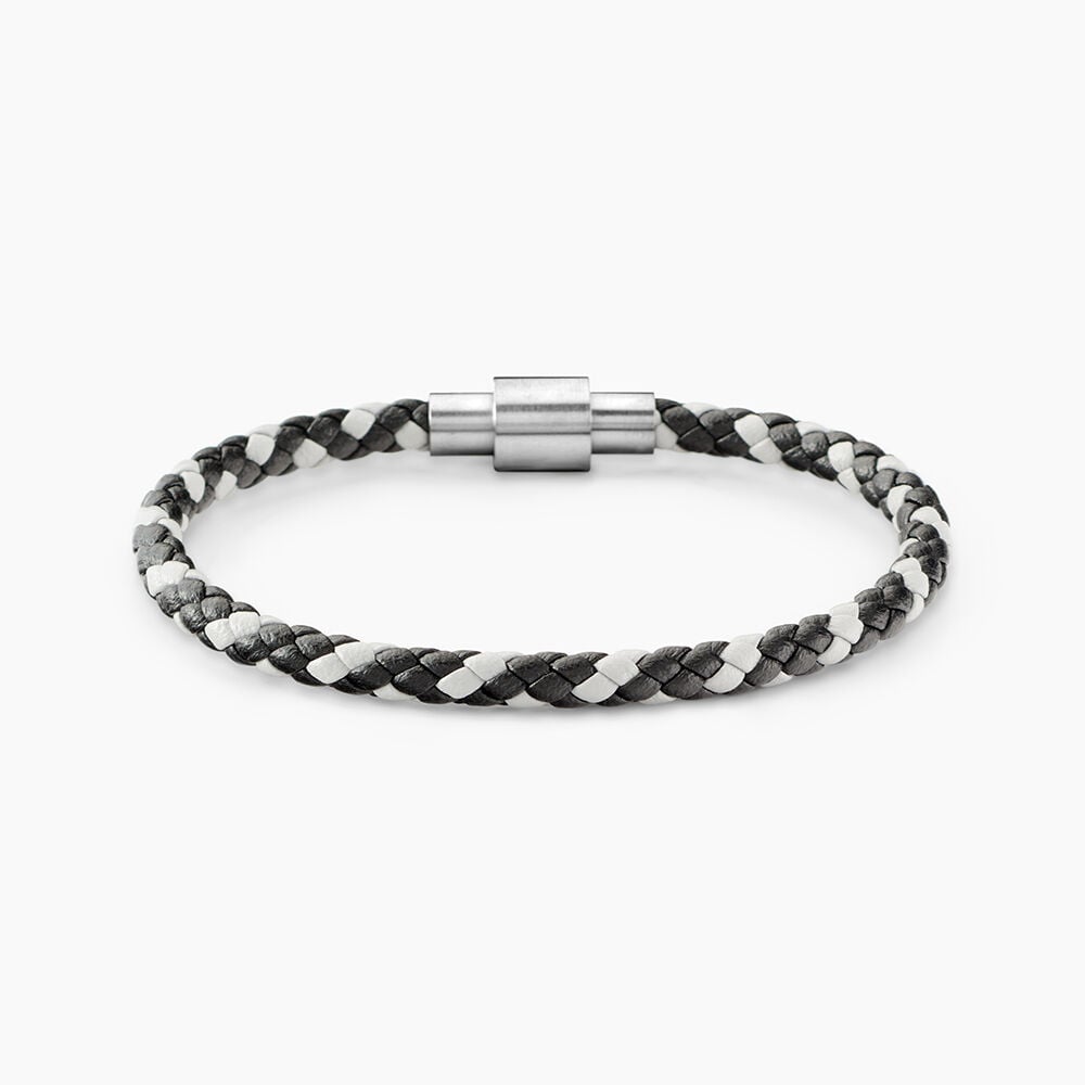 Bracelet Jourdan Cuir De Vache Bicolore - Bracelets cuir Homme | Marc Orian