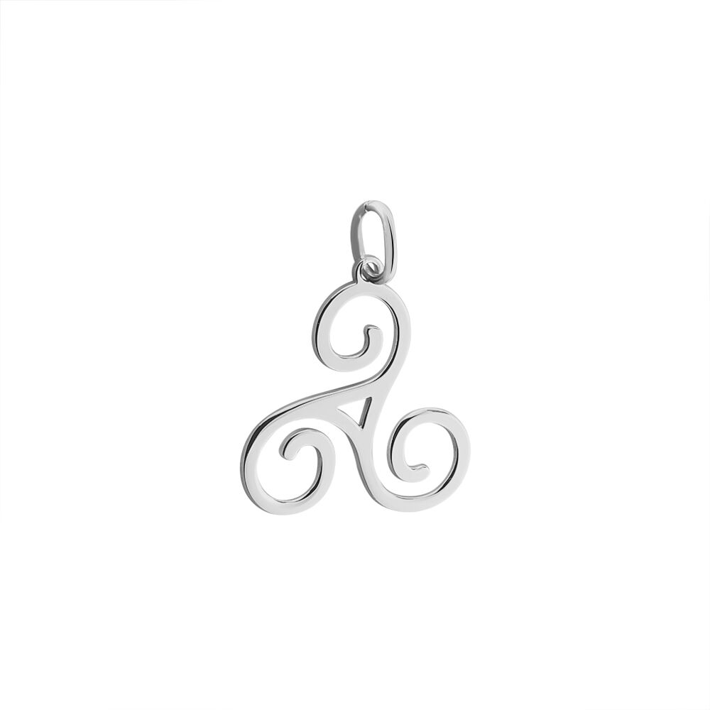 Pendentif Helge Argent Blanc - Pendentifs Famille | Marc Orian