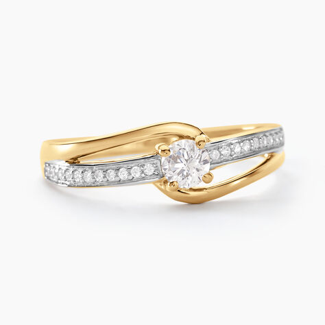 Bague Solitaire Armelle Or Jaune Oxyde De Zirconium - Solitaires Femme | Marc Orian
