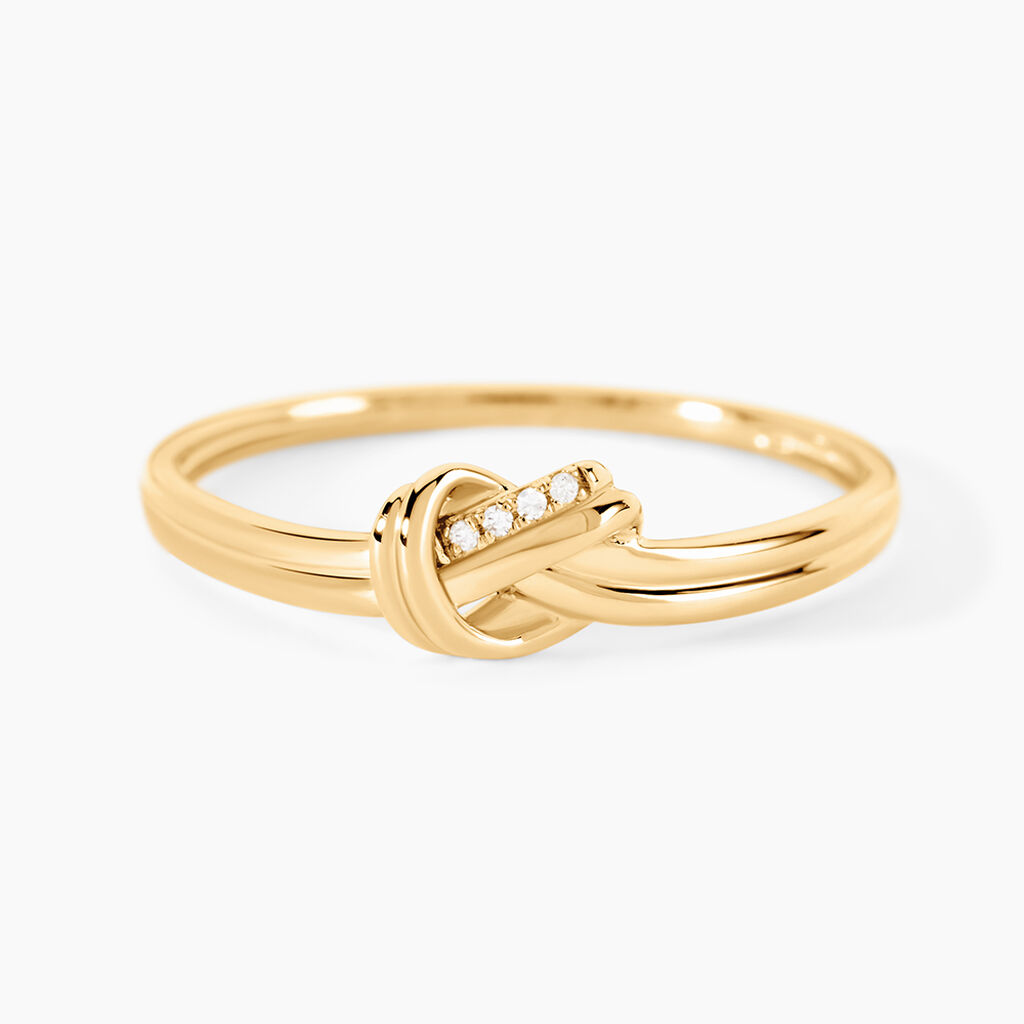 Bague Pietari Or Jaune Diamant - Bagues pierres précieuses Femme | Marc Orian