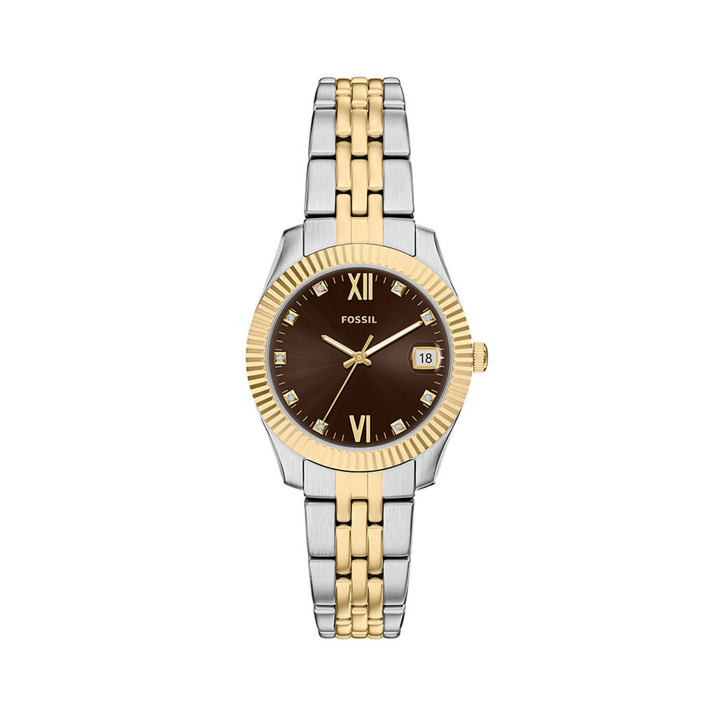 Montre Fossil Scarlette Mini Marron - Montres &eacute;tanches Femme | Marc Orian