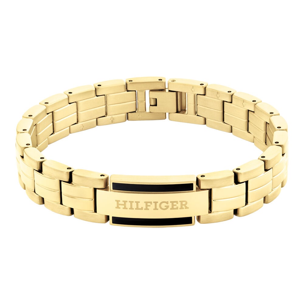 Bracelet Tommy Hilfiger Parker Acier Jaune - Bracelets chaînes Homme | Marc Orian