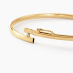 Bracelet Jonc Yuriy Fil Flexible Or Jaune - Bracelets joncs Femme | Marc Orian