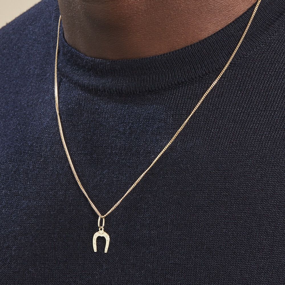 Pendentif Egide Fer A Cheval Or Jaune - Pendentifs Famille | Marc Orian
