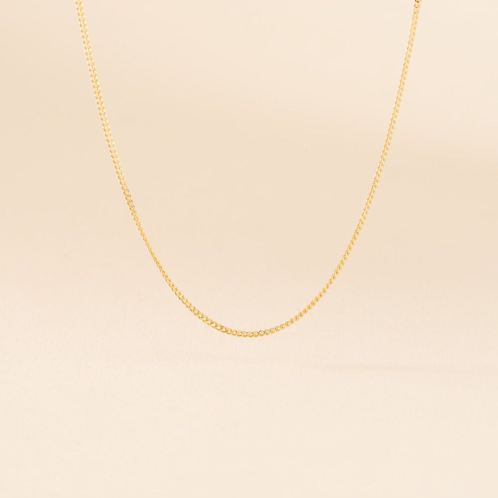 Cha&icirc;ne Irisa Maille Gourmette Or Jaune - Chaines Famille | Marc Orian