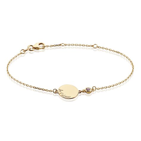 Bracelet Plaqué Or Greer Oxyde De Zirconium - Bracelets chaînes Femme | Marc Orian
