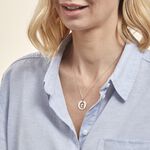 Pendentif Elio G Argent Blanc - Bijoux fantaisie Famille | Marc Orian