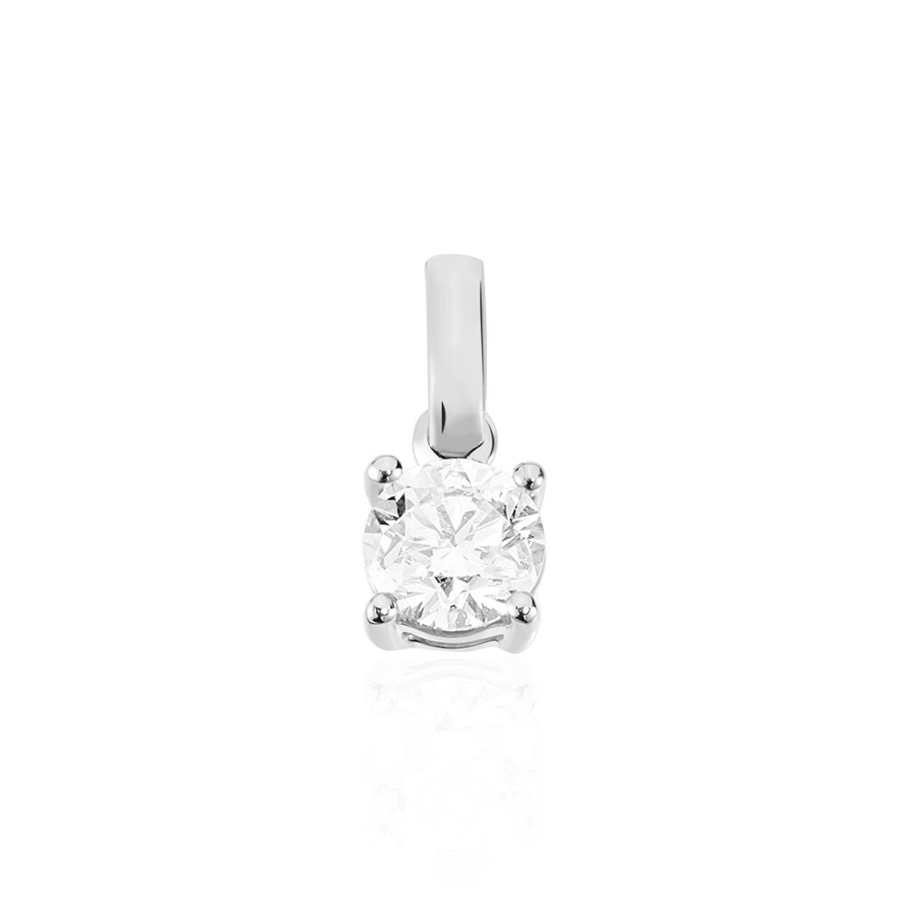 Pendentif Aliona Or Blanc Diamant - Pendentifs Femme | Marc Orian