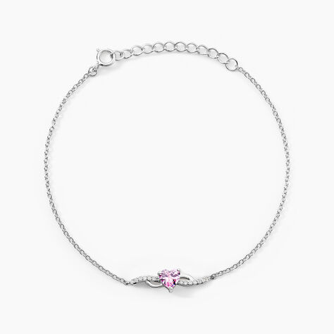 Bracelet Argent Blanc Avalon Oxyde De Zirconium - Bracelets chaînes Femme | Marc Orian