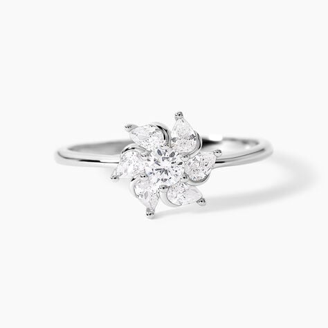 Bague Ulyssia Argent Blanc Oxyde De Zirconium - Bijoux fantaisie Femme | Marc Orian