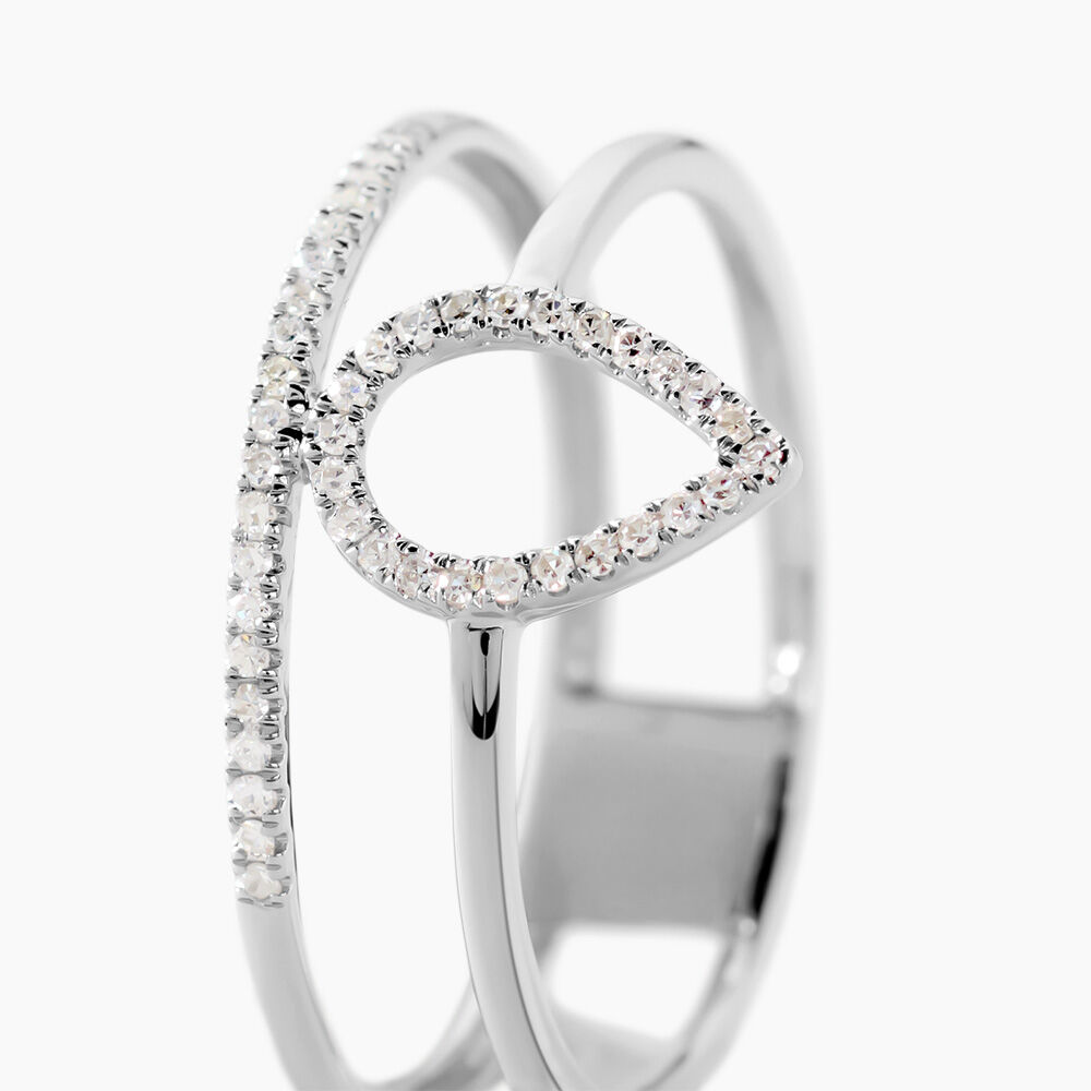 Bague Maude Or Blanc Diamant - Bagues pierres pr&eacute;cieuses Femme | Marc Orian