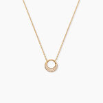 Collier Shiny Et Bold Plaqu&eacute; Or Jaune Oxyde De Zirconium - Colliers avec pierres Femme | Marc Orian