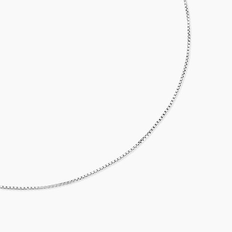 Chaîne Alyze Argent Blanc - Chaines Femme | Marc Orian