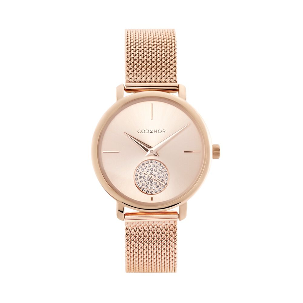 Montre Codhor Amele Dore Rose - Montres étanches Femme | Marc Orian